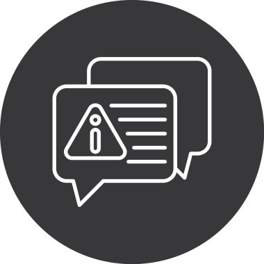 Bilgi vektör simgesi