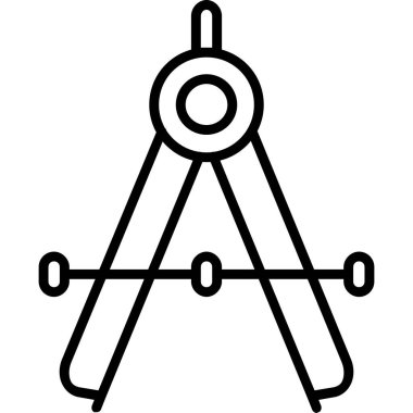 Pusula. Web simgesi basit illüstrasyon