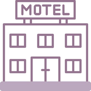 Otel binası modern vektör çizimi