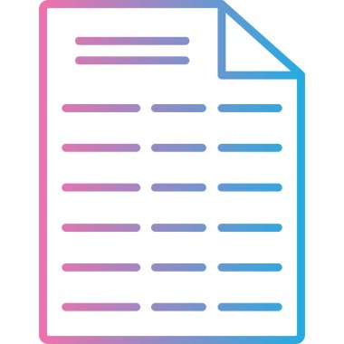 belge simgesi, vektör çizimi