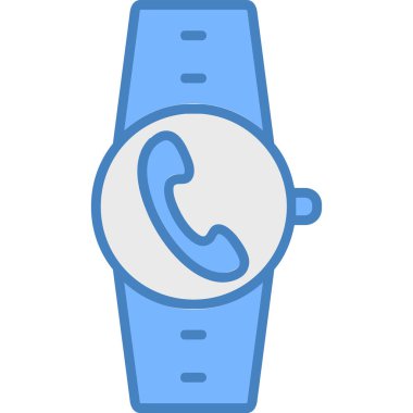 Smartwatch renkli vektör simgesi