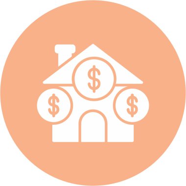 ev simgesi vektör illüstrasyonu