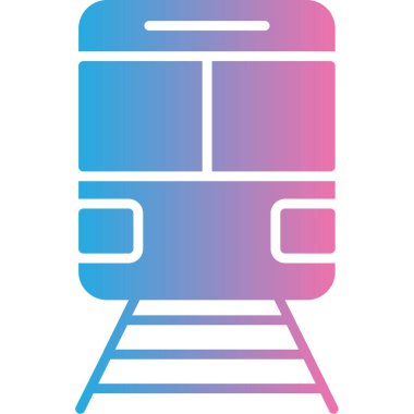 tren vektör simgesi modern basit illüstrasyon