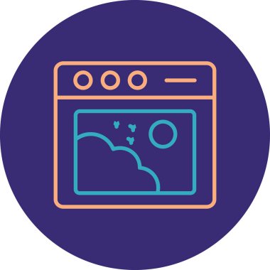 Modern b 'nin vektör illüstrasyonu eksik simgesi