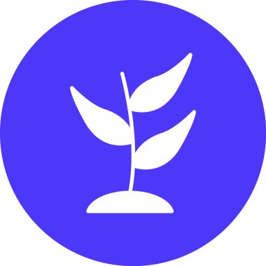 Yaprak ikonu vektör illüstrasyonu