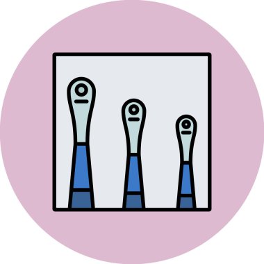 Modern simgenin vektör illüstrasyonu