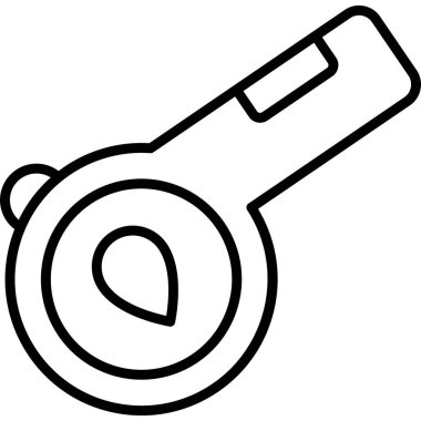 Anahtar simgesi vektör illüstrasyonu