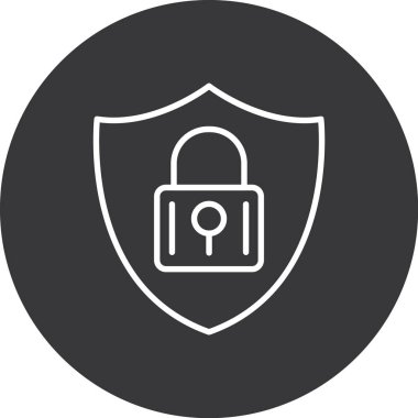 ikon vektör illüstrasyonunu kilitle