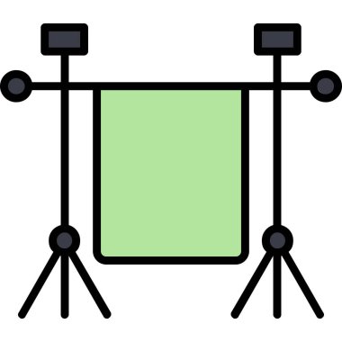 tripod simgesinin vektör illüstrasyonu