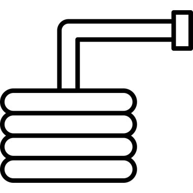 elektrik enerjisi kaydetme simgesi ana hat biçiminde