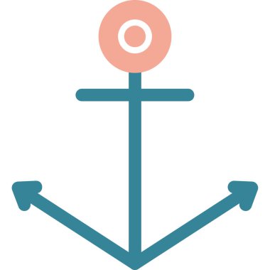 Çapa. Web simgesi basit illüstrasyon