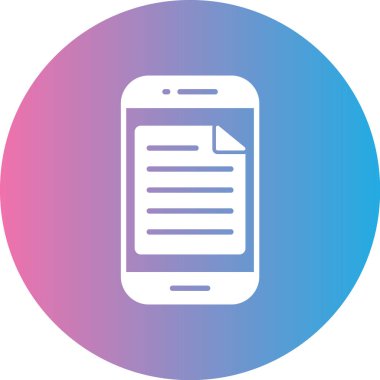 Vektör Mobil simge illüstrasyonu