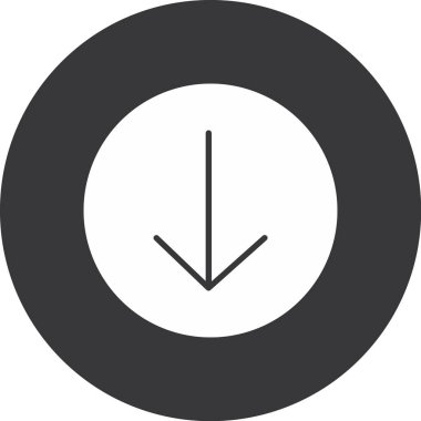 ok simgesi vektör illüstrasyonu