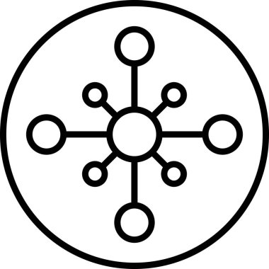 küresel ağ. Basit tasarım