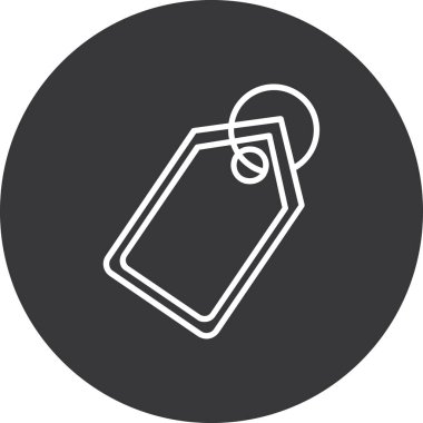 etiket vektör çizgisi tasarımı