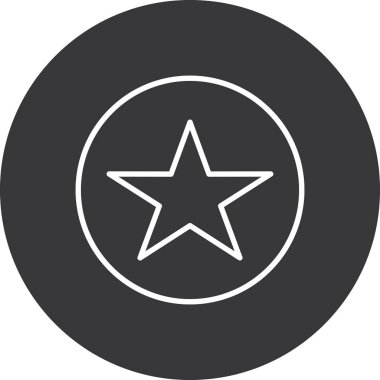 favori yıldız simgesi, vektör tasarımı