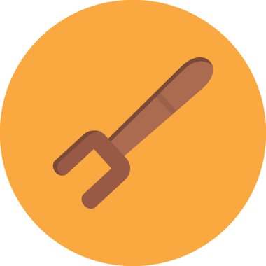 İngiliz anahtarı. Web simgesi basit illüstrasyon