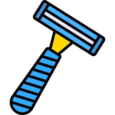 Çekiç alet simgesi. taslak tamir aracı vektör rengi düz izole