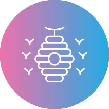 Ağacın eşsiz vektör illüstrasyon simgesi