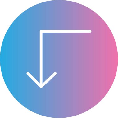 ok simgesinin vektör illüstrasyonu