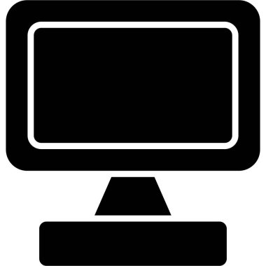 bilgisayar ekran simgesini katı biçimde izle