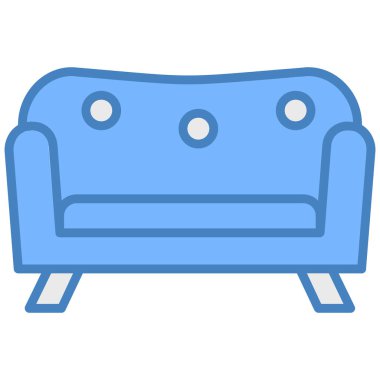kanepe mobilya kanepe ikonu - taslak stili