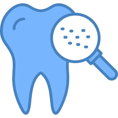 Diş. Web simgesi basit illüstrasyon