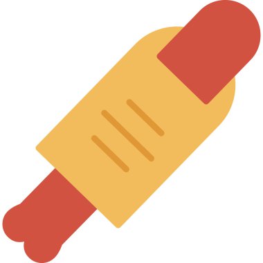 Krema. Web simgesi basit tasarım