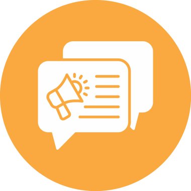 Konuşma baloncuğunun vektör çizimi