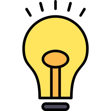 Tamamlanmış yaratıcı yenilik simgesi - özet biçimi