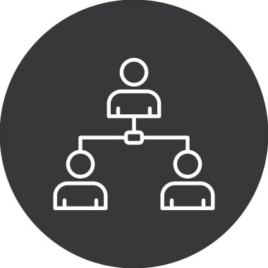 Modern simgenin vektör illüstrasyonu