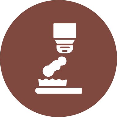 Gaz borusunun vektör illüstrasyonu