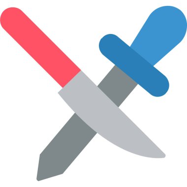 bıçak simgesi vektör illüstrasyonu