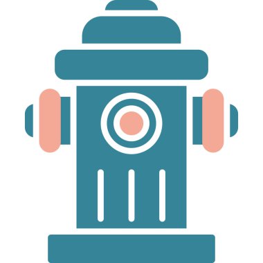 robot. Web simgesi basit illüstrasyon