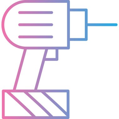 elektrik dolgu simgesi, vektör illüstrasyonu