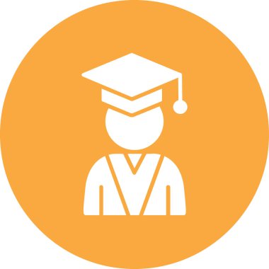 öğrenci simgesi vektör illüstrasyonu