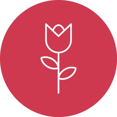 çiçek simgesi vektör illüstrasyonu