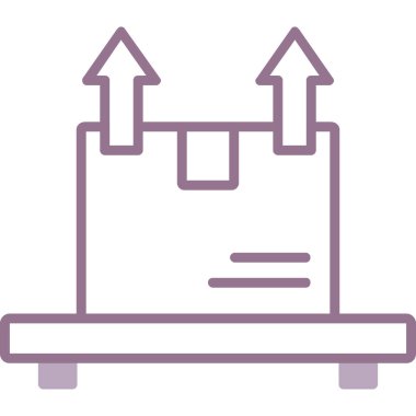 Bina. Web simgesi basit illüstrasyon