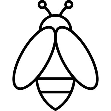 Böcek simgesi modada izole edilmiş arkaplan