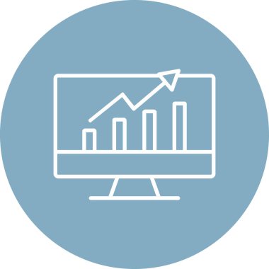 Grafik. Web simgesi basit illüstrasyon