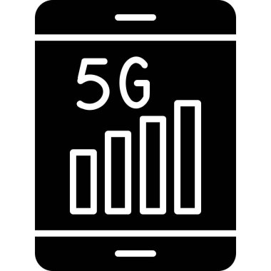 5 g ağ vektör çizimi tasarımı