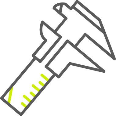 tornavida vektör simgesi, basit tasarım illüstrasyonu