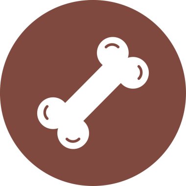 Tek bir köpek simgesinin vektör illüstrasyonu