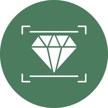 Elmas simgesinin vektör illüstrasyonu