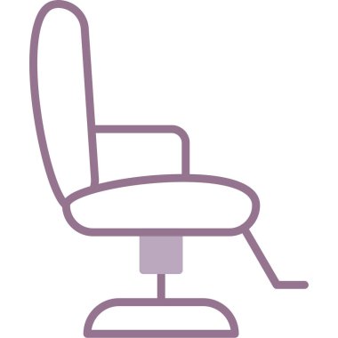 ofis sandalyesi, vektör illüstrasyonu basit tasarım