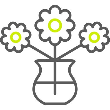 bitki simgesi vektör illüstrasyonu