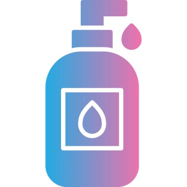 Şişe. Web simgesi basit illüstrasyon