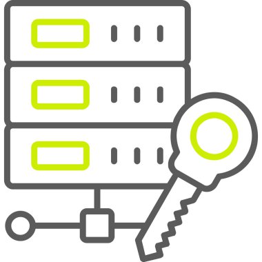 Veri sunucu simgesi tam biçiminde sunuluyor