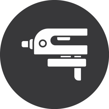 Modern oto tamir simgesinin vektör illüstrasyonu