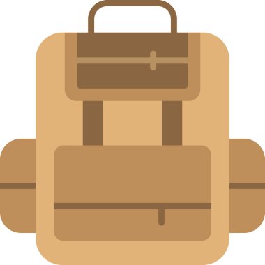 çanta çanta çanta simgesi düz stil